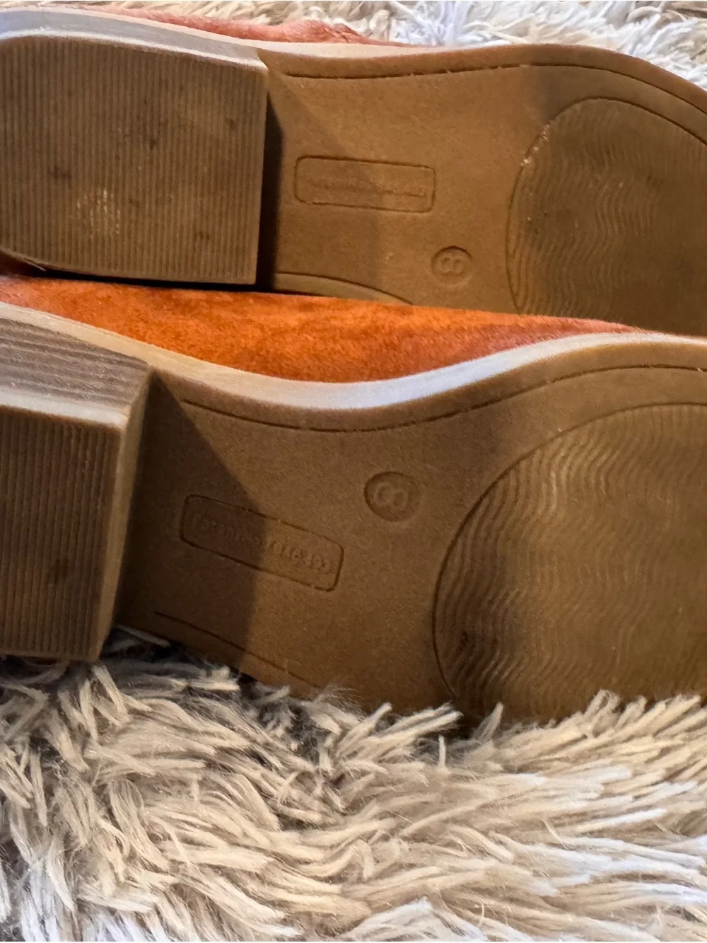SO Suede Ankle Booties - Rust